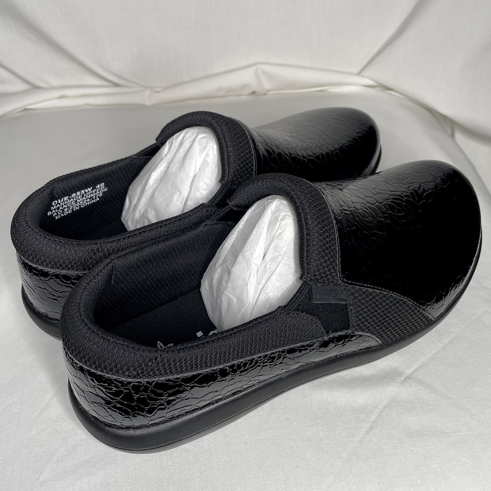 Alegria Duette Flourish Clog Slip On Black Patent Leather - Picture 9 of 10